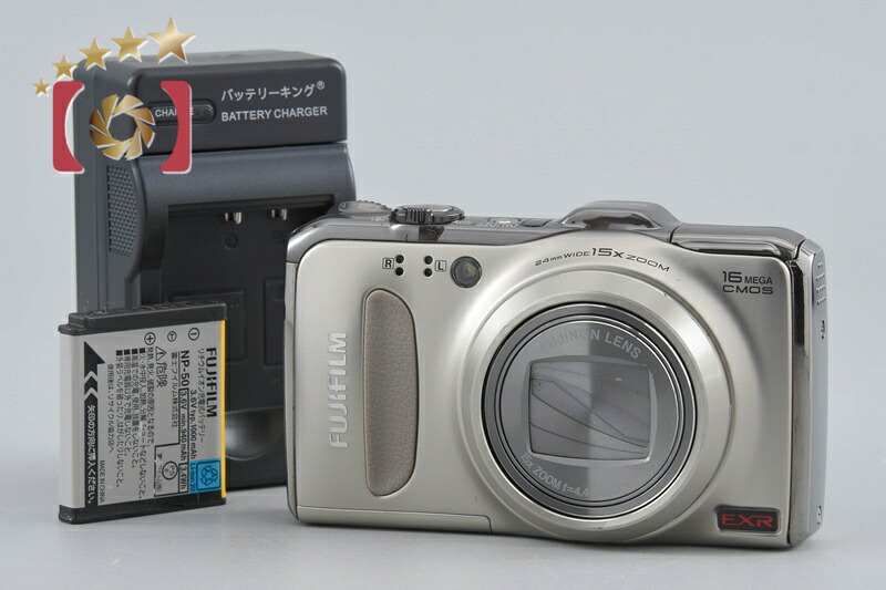 【中古】FUJIFILM 富士フイルム FINEPIX F550EXR 三鞭酒ゴールド コンパクトデジタルカメラ