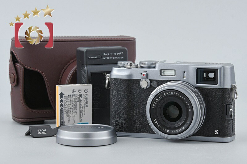 【中古】FUJIFILM 富士フイルム X100S しろがね色 コンパクトデジタルカメラ