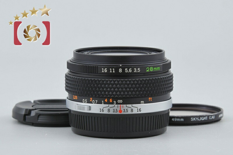 【中古】OLYMPUS オリンパス G.ZUIKO AUTO-W 28粍 f/3.5