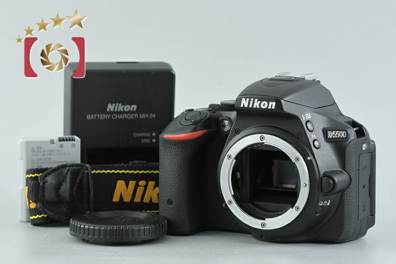 【中古】Nikon ニコン D5500 黒いこと デジタル一眼一眼レフ写真機