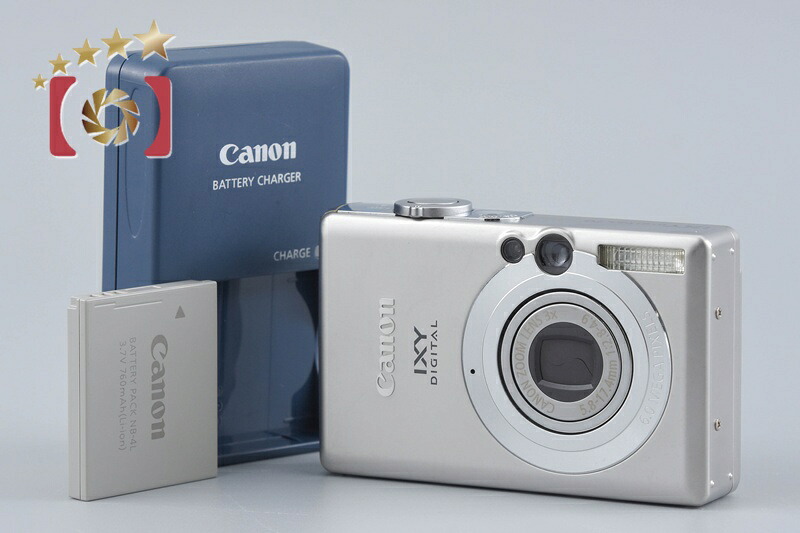 【中古】Canon キヤノン IXY Digital 70 しろがね色 コンパクトデジタルカメラ