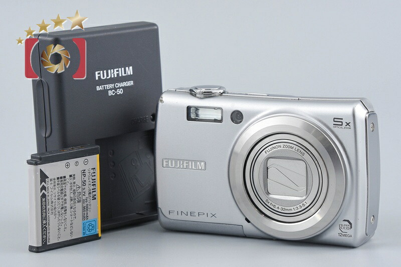 【中古】FUJIFILM 富士フイルム FINEPIX F100fd しろがね色 コンパクトデジタルカメラ