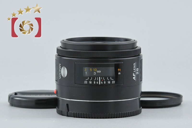 【中古】MINOLTA ミノルタ AF 28粍 f/2.8 旧印字機