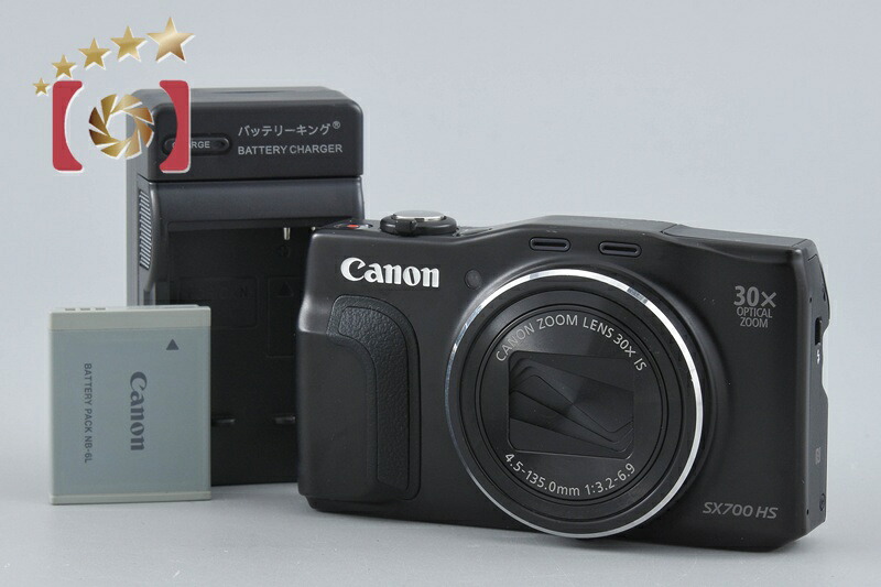 【中古】Canon キヤノン PowerShot SX700 HS 黒いこと コンパクトデジタルカメラ