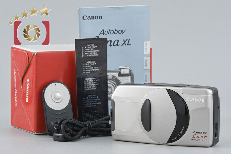 【中古】Canon キヤノン Autoboy Luna XL コンパクトフィルムカメラ 元箱付き添い人