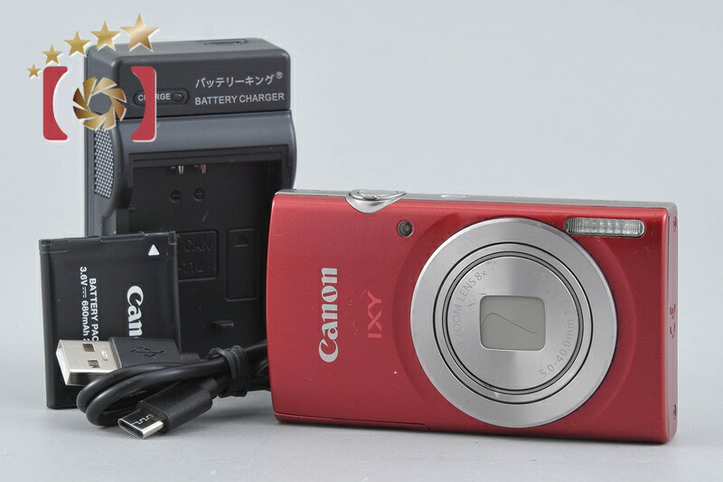 【中古】Canon キヤノン IXY 200 赤いこと コンパクトデジタルカメラ