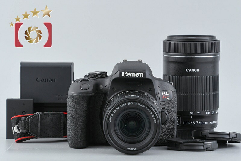 【中古】Canon キヤノン EOS Kiss X9i ダブルズームキット シャッター発生率少ない