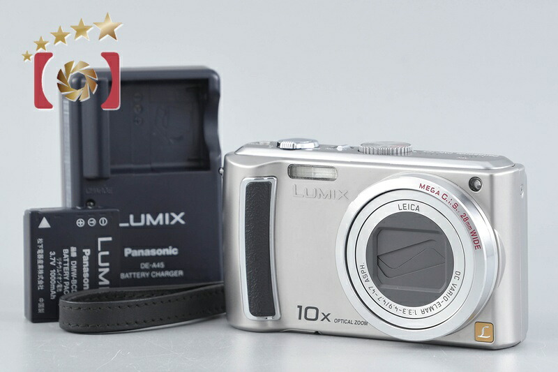 【中古】Panasonic パナソニック LUMIX DMC-TZ5 しろがね色 コンパクトデジタルカメラ