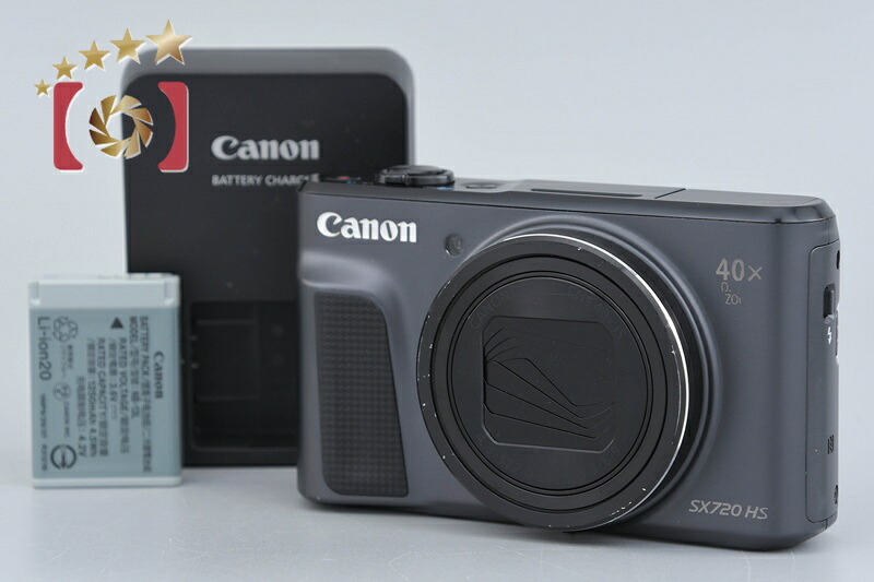【中古】Canon キヤノン PowerShot SX720 HS 黒いこと コンパクトデジタルカメラ