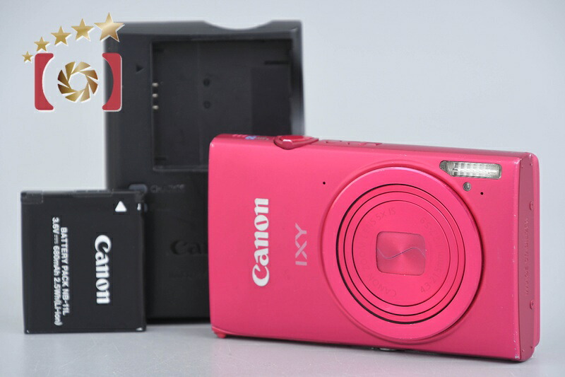 【中古】Canon キヤノン IXY 420F サクラ色 コンパクトデジタルカメラ