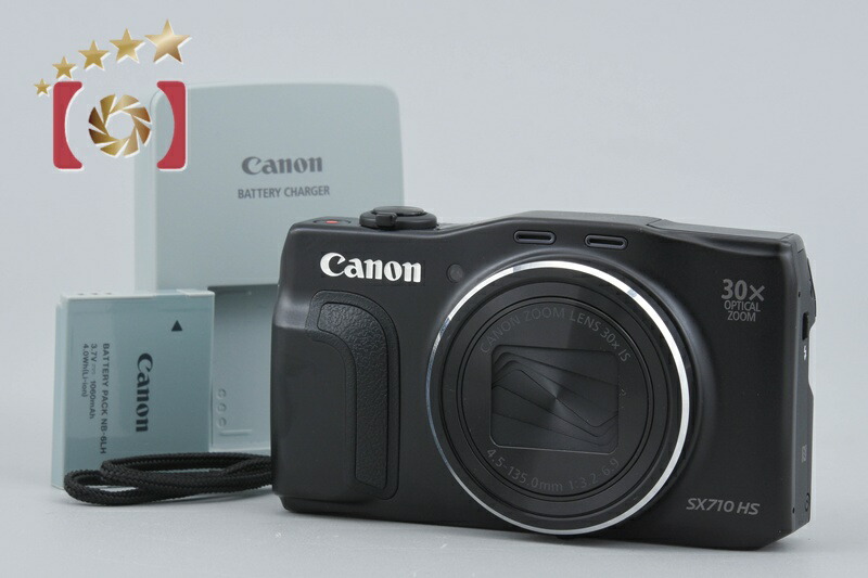 【中古】Canon キヤノン PowerShot SX710 HS 黒いこと コンパクトデジタルカメラ