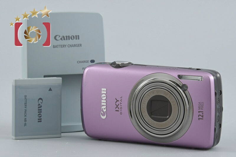 【中古】Canon キヤノン IXY Digital 930 IS パープル コンパクトデジタルカメラ