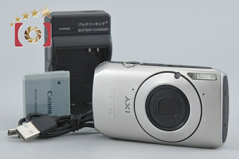 【中古】Canon キヤノン IXY 30S しろがね色 コンパクトデジタルカメラ