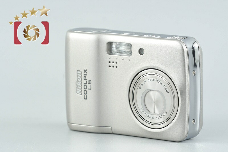 【中古】Nikon ニコン COOLPIX L6 チタンしろがね色 コンパクトデジタルカメラ