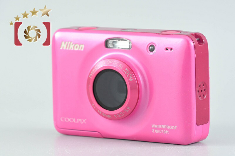 【中古】Nikon ニコン COOLPIX S30 さくら色 コンパクトデジタルカメラ