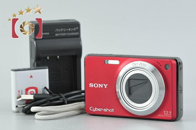 【中古】SONY ソニー Cyber-shot DSC-W270 赤いこと デジタルスチルカメラ 元箱付き添い人
