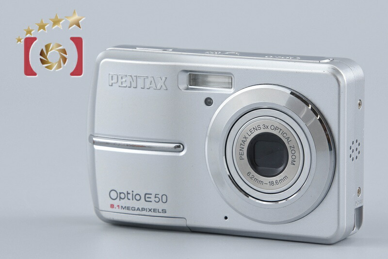 【中古】PENTAX ペンタックス Optio E50 コンパクトデジタルカメラ