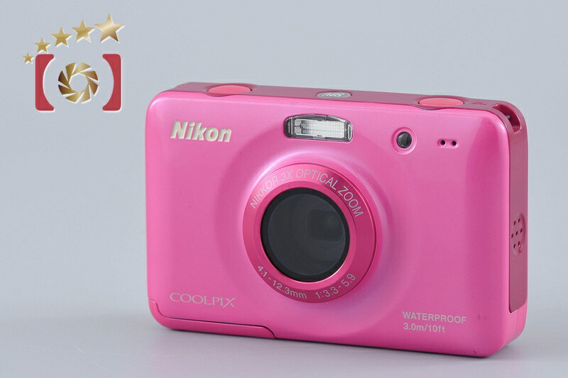 【中古】Nikon ニコン COOLPIX S30 ピンク コンパクトデジタルカメラ|ファイブスターカメラ