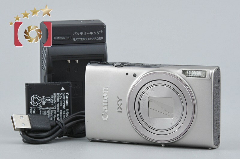 【中古】Canon キヤノン IXY 650 しろがね色 コンパクトデジタルカメラ