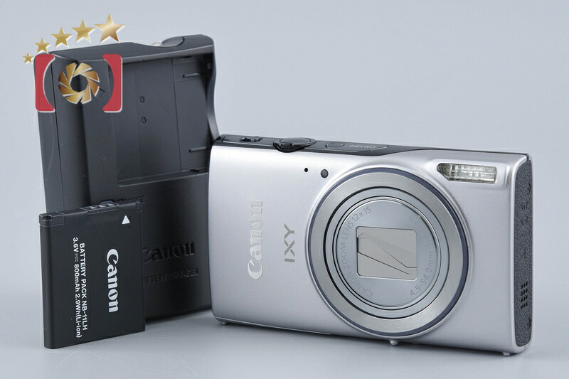 【中古】Canon キヤノン IXY 640 しろがね色 コンパクトデジタルカメラ