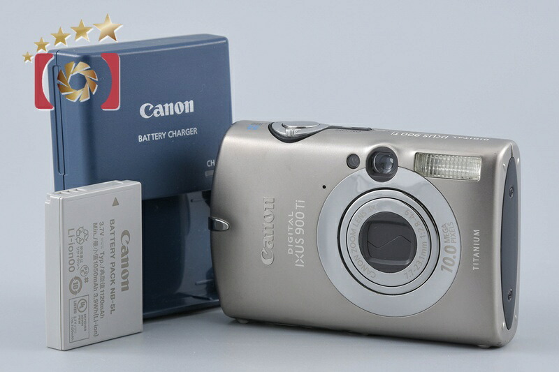 【中古】Canon キヤノン IXUS 900Ti / IXY DIGITAL 1000 コンパクトデジタルカメラ