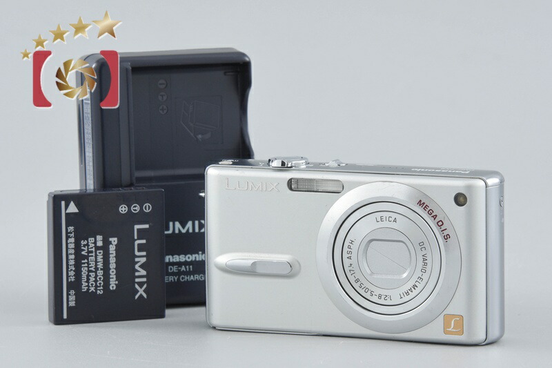 【中古】Panasonic パナソニック LUMIX DMC-FX9 シルキーシルバー コンパクトデジタルカメラ
