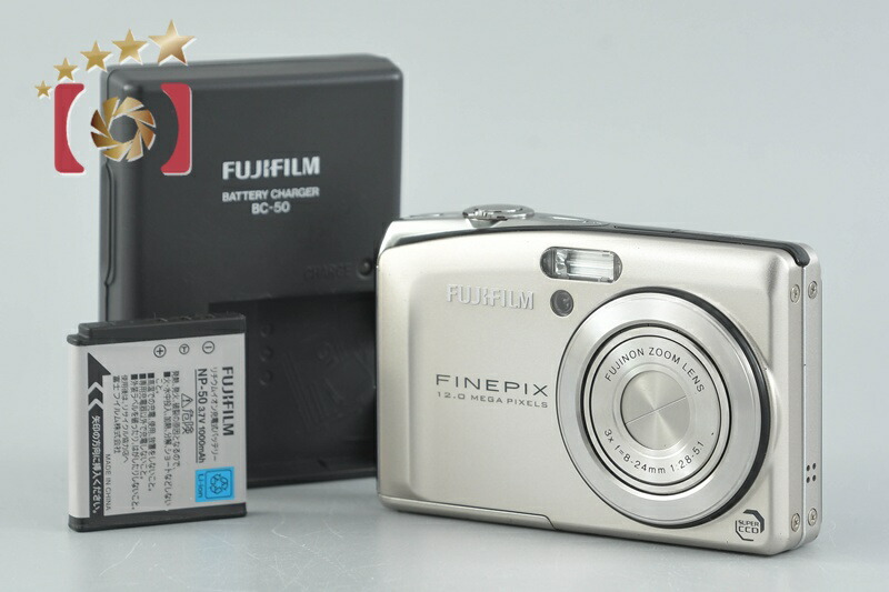 【中古】FUJIFILM 富士フイルム FINEPIX F50fd しろがね色 コンパクトデジタルカメラ