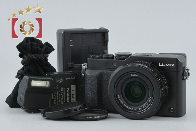 【中古】Panasonic パナソニック LUMIX DMC-LX100 黒いこと コンパクトデジタルカメラ シャッター出現率少ない