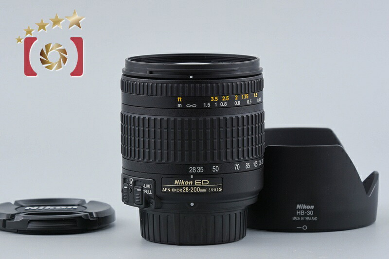 【中古】Nikon ニコン AF NIKKOR 28-200粍 f/3.5-5.6 G ED