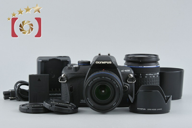 【中古】OLYMPUS オリンパス E-420 ダブルズームキット|ファイブスターカメラ