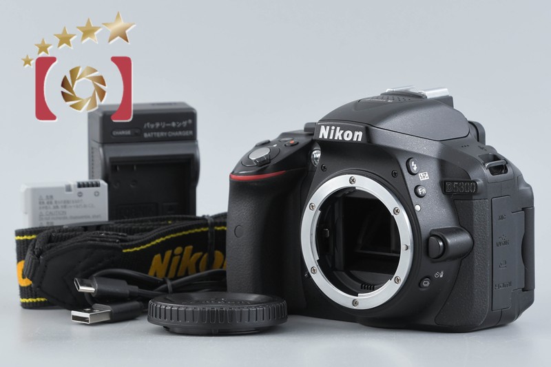 【中古】Nikon ニコン D5300 ブラック デジタル一眼レフカメラ｜ファイブスターカメラ