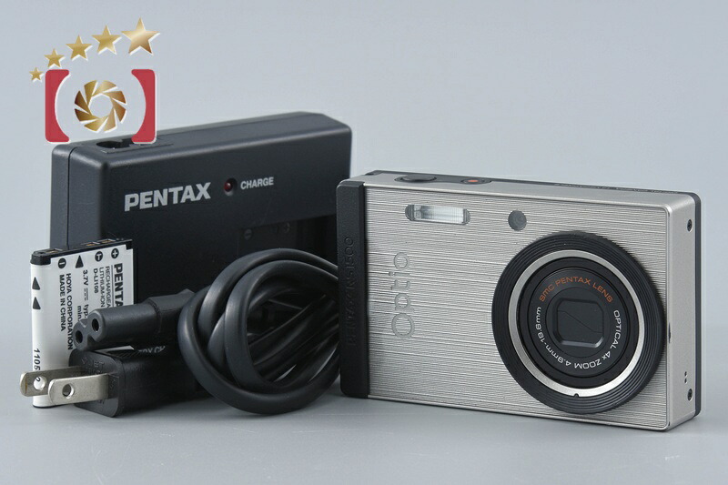 【中古】PENTAX ペンタックス Optio RS1500 シルバー コンパクトデジタルカメラ|ファイブスターカメラ