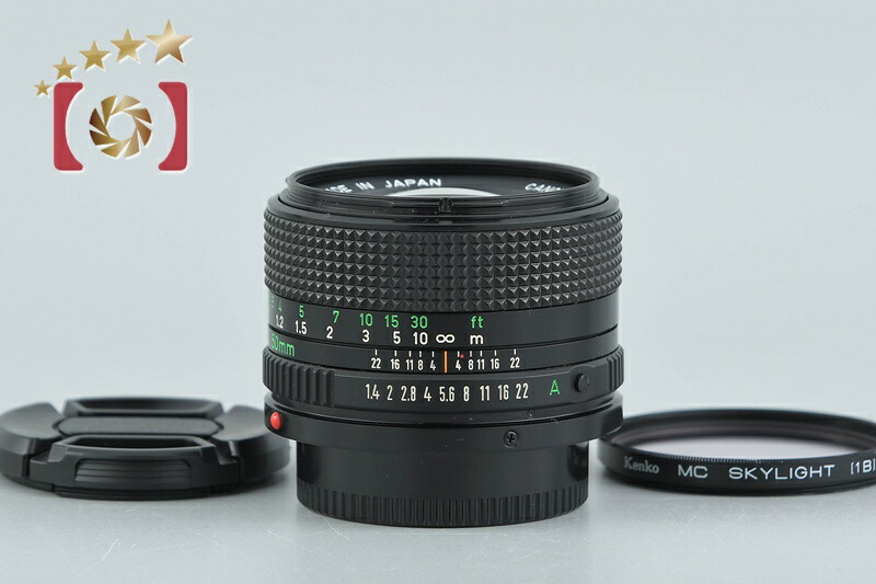 【中古】Canon キヤノン New FD 50mm f/1.4｜ファイブスターカメラ