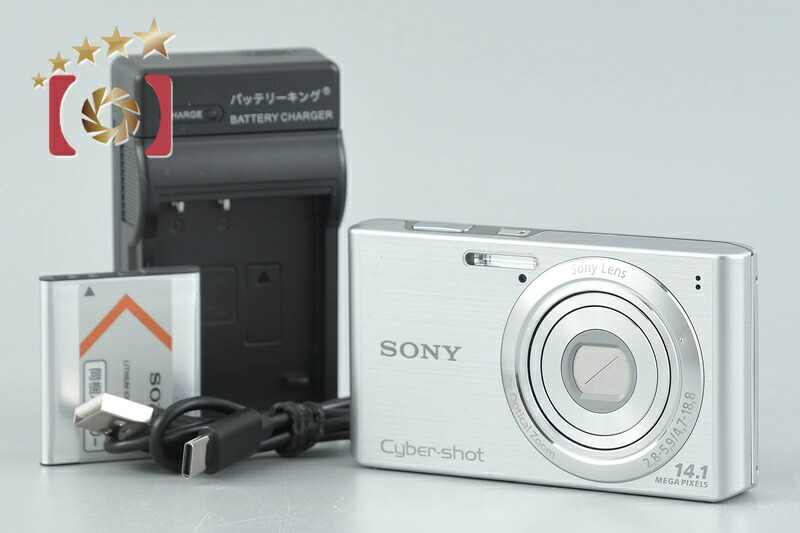 【中古】SONY ソニー Cyber-Shot DSC-W610 シルバー デジタルスチルカメラ｜ファイブスターカメラ