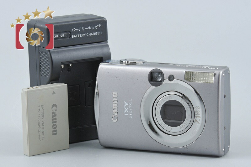 【中古】Canon キヤノン IXY Digital 900 IS シルバー コンパクトデジタルカメラ｜ファイブスターカメラ