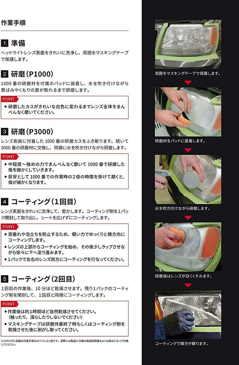 贈呈 3M ヘッドライト用クリア コーティング剤 日本正規品 39173