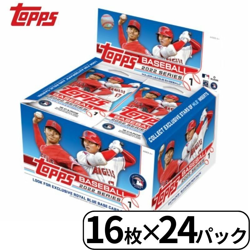トップス シリーズ1 2022 ベースボール メジャーリーグ カード 大谷翔平 MLB Topps Series 1 Baseball Retail Box 16枚入り 24パック BOX 輸入品