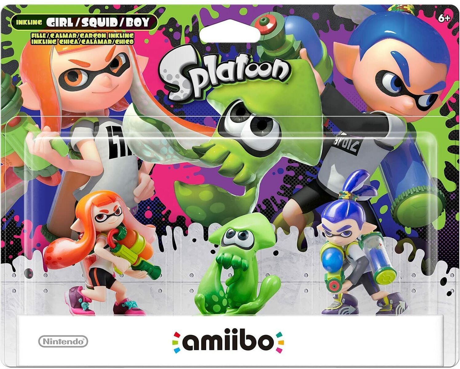 楽天市場】アミーボ スプラトゥーン 3体セット 3種 フィギュア