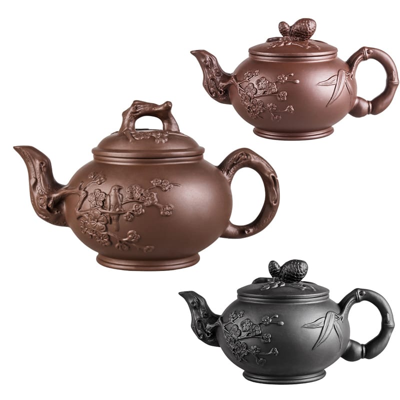 楽天市場】四方龍鳳壺 460ml 中国茶器 紫砂風茶壺 急須 : 天香茶行