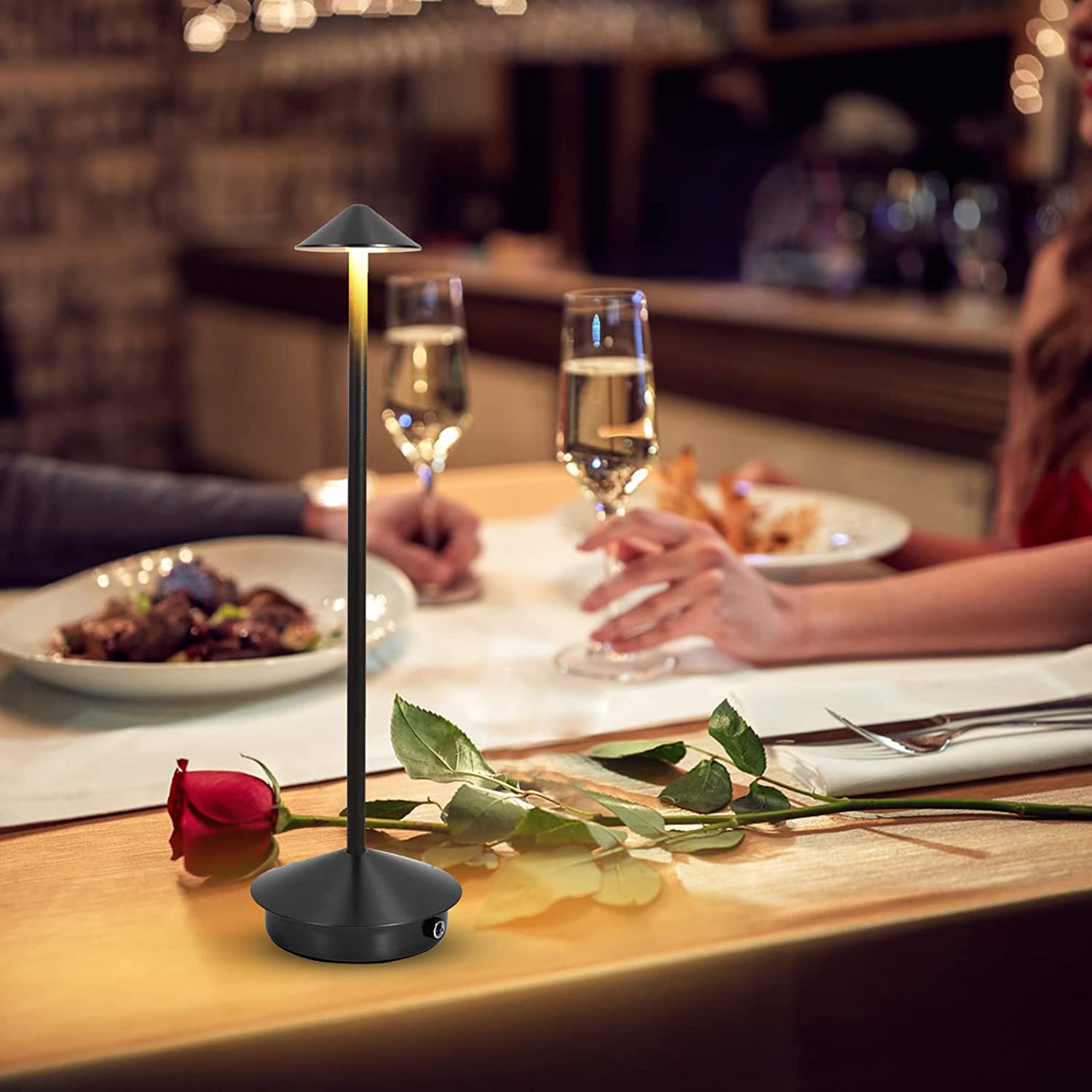 ヴィンテージ　テーブルランプ　ベッドランプ ランプ LED ベッドサイド ヴィンテージ コードレス