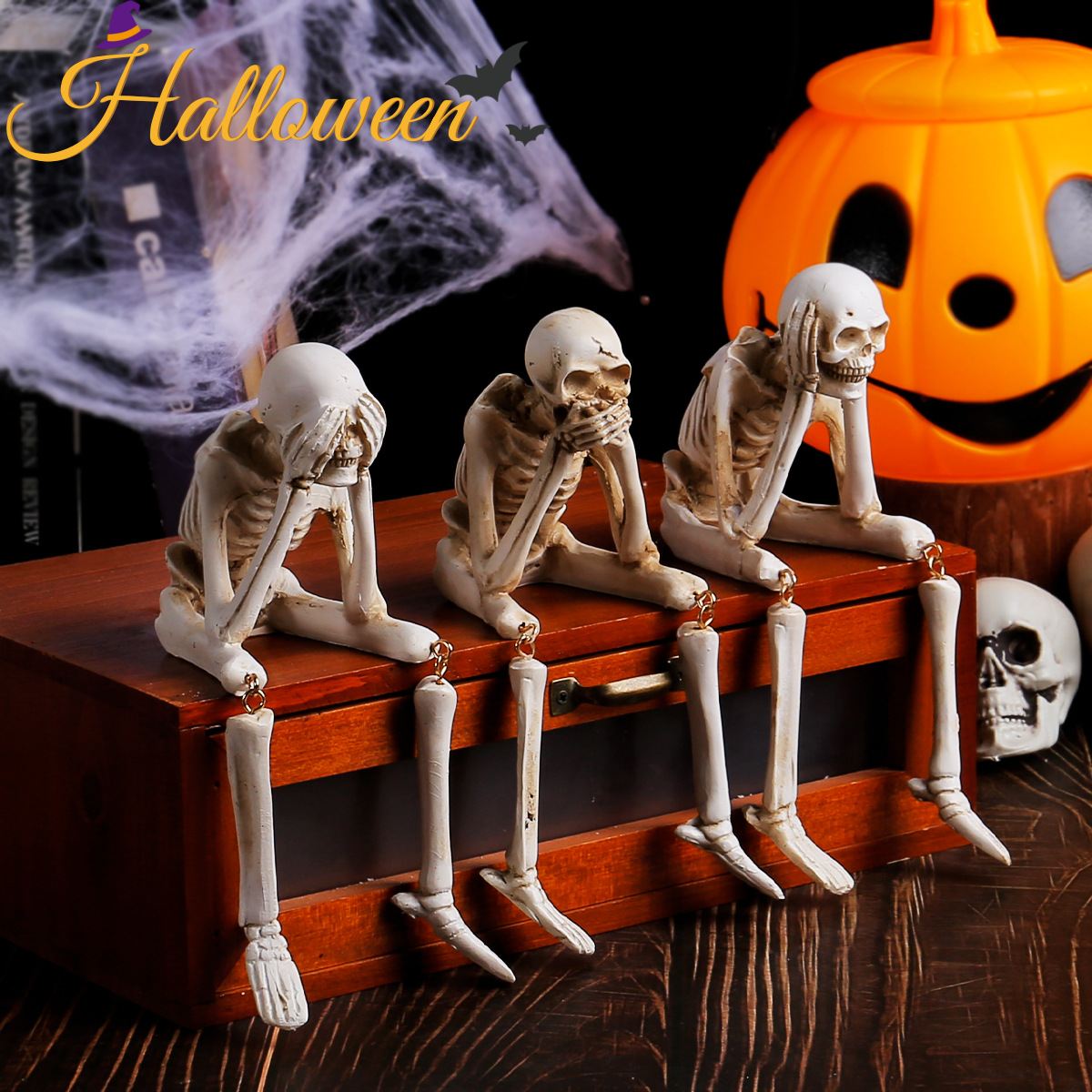 専用出品　ハロウィン骸骨 Amazon | Burning Go ハロウィン 骸骨 飾り 頭蓋骨 アーム 手骨