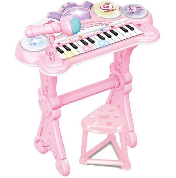 キッズ 可愛いピアノおもちゃ 電子ミニピアノ 音楽おもちゃ キーボード ミニキーボード 音楽玩具