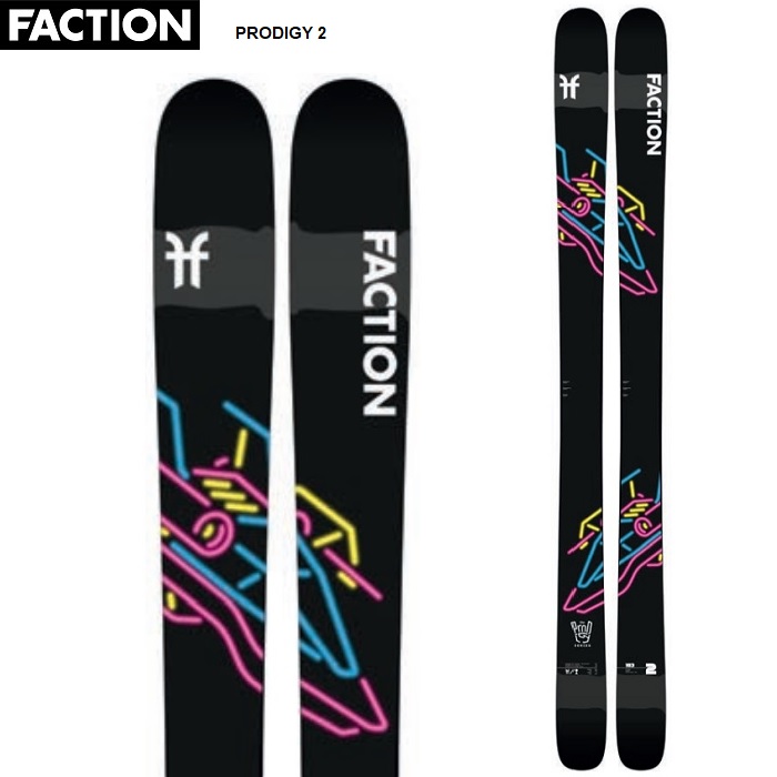 2021年最新海外 FACTION ファクション スキー板 PRODIGY 2 板単品 22