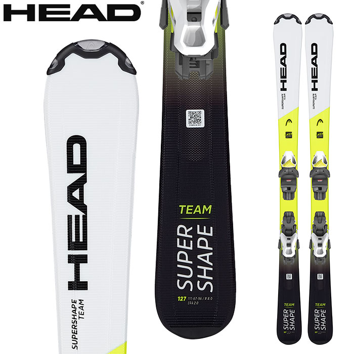 スキー板 ジュニア ヘッド SUPERSHAPE JRS + 4.5GW-