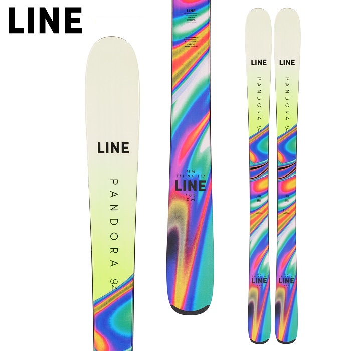 LINE ライン スキー板 PANDORA 94 板単品 22-23 モデル レディース ウインタースポーツ 