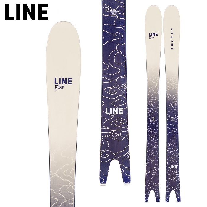 LINE ライン スキー板 SAKANA モデル 板単品 22-23 ウインタースポーツ