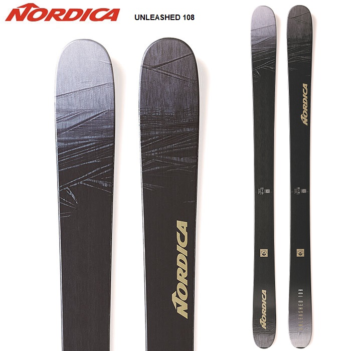 独特の素材 Nordica ノルディカ スキー板 UNLEASHED 108 板単品 22-23