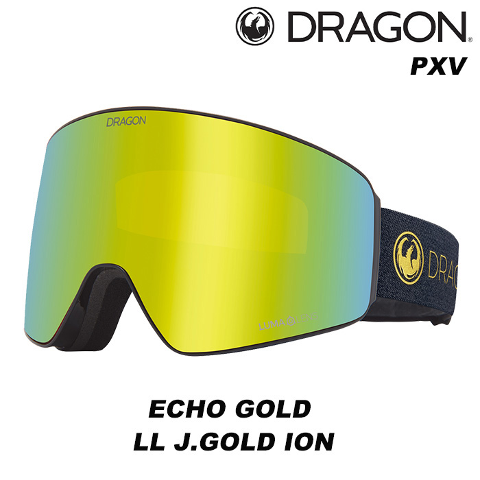 販売 DRAGON ドラゴン ゴーグル PXV EDO LL J.GOLD ION 22-23 モデル