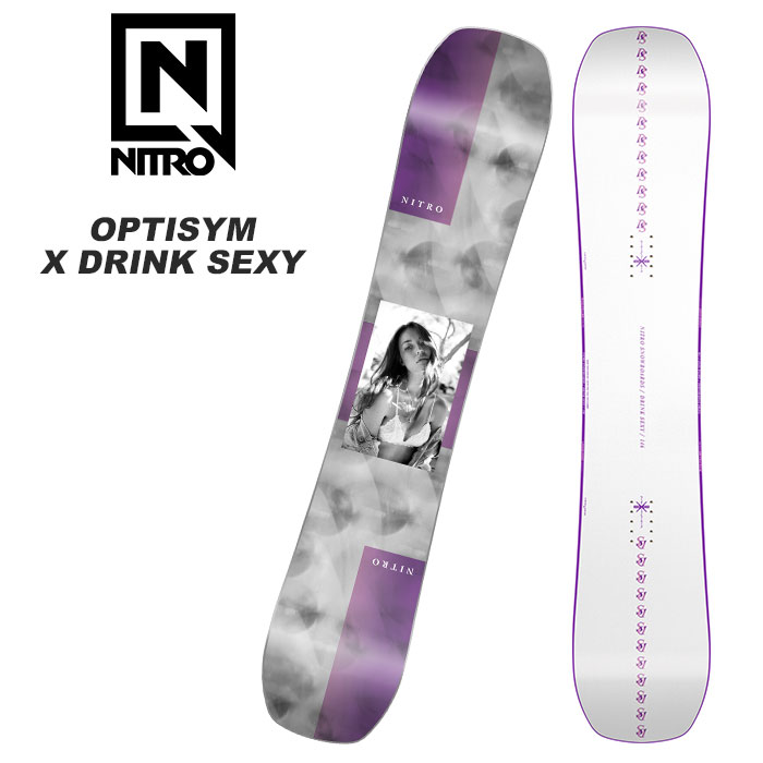 NITRO ナイトロ スノーボード 板 OPTISYM X DRINK SEXY 22-23