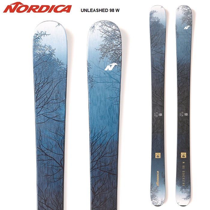 楽天市場】Nordica ノルディカ スキー板 UNLEASHED 108 板単品 22-23 
